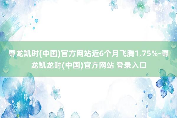 尊龙凯时(中国)官方网站近6个月飞腾1.75%-尊龙凯龙时(中国)官方网站 登录入口