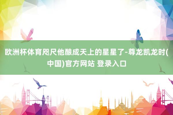 欧洲杯体育咫尺他酿成天上的星星了-尊龙凯龙时(中国)官方网站 登录入口